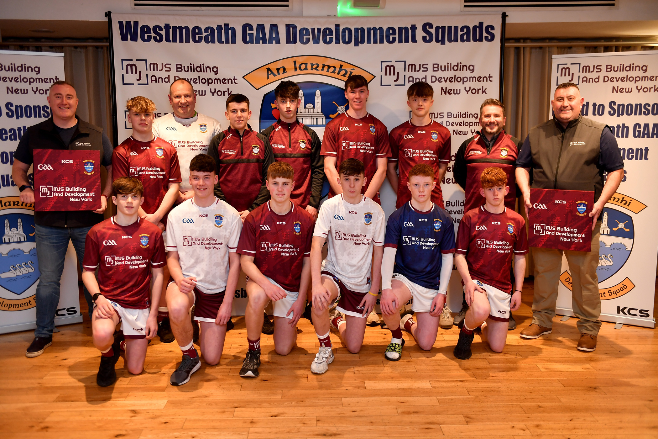 Substantial Westmeath GAA Underage Sponsorship agreed with MJS Building & Development.
